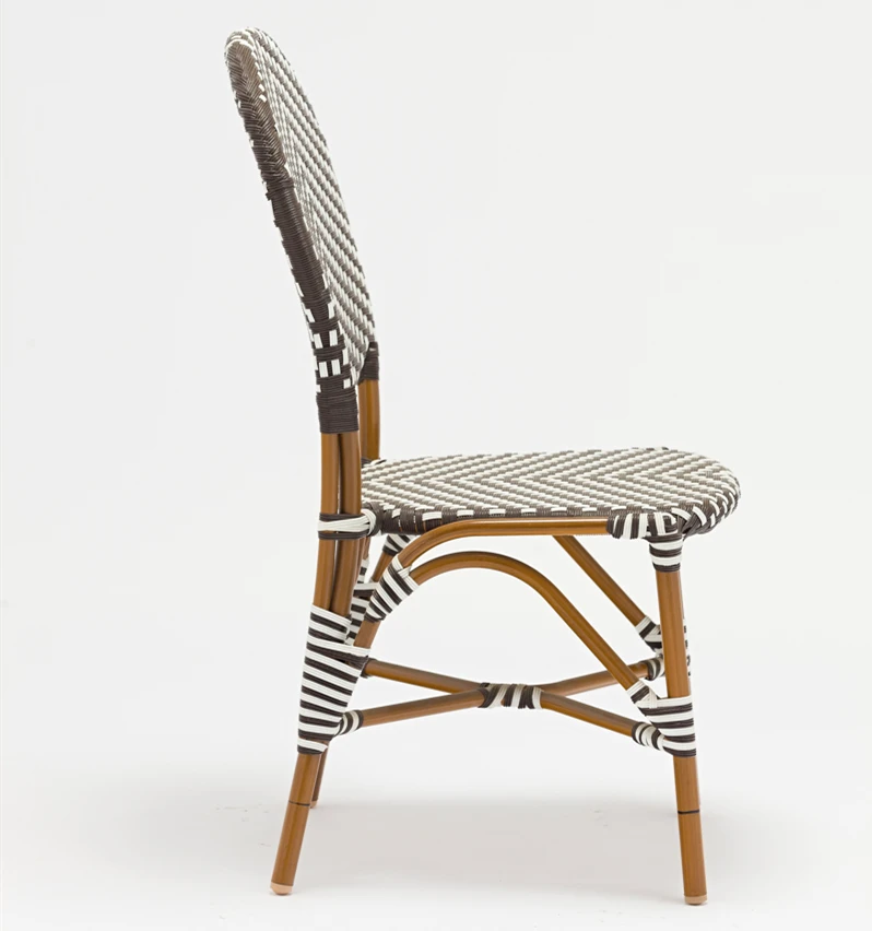 Modern Furniture Garden Chair French Cafe Bistro Rattan Wicker Chair