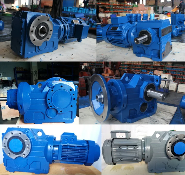 K Series Helical Bevel Gearbox/ Speed Reducer with Solid/hollow Shaft