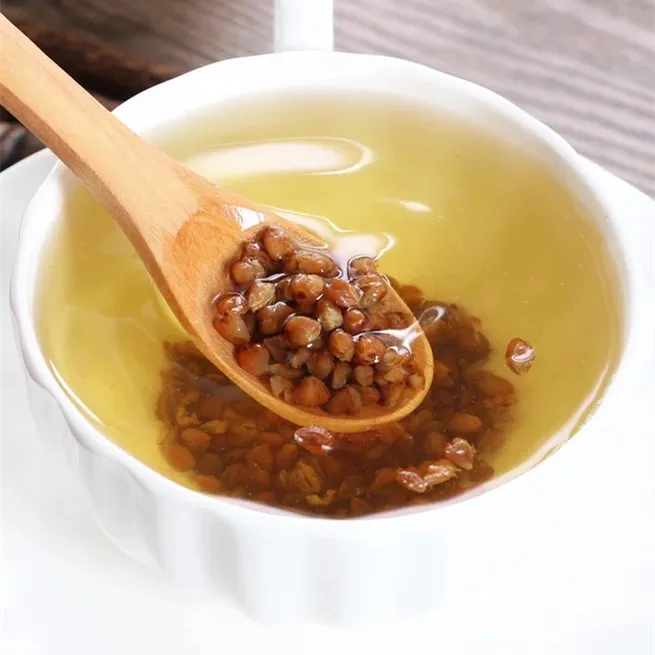 Popular daily drinking light yellow tea chinese bitter black tartary buckwheat tea roasted flavor grain tea