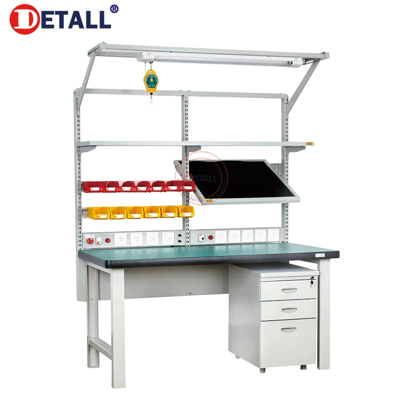 Detall industrial stainless steel working table