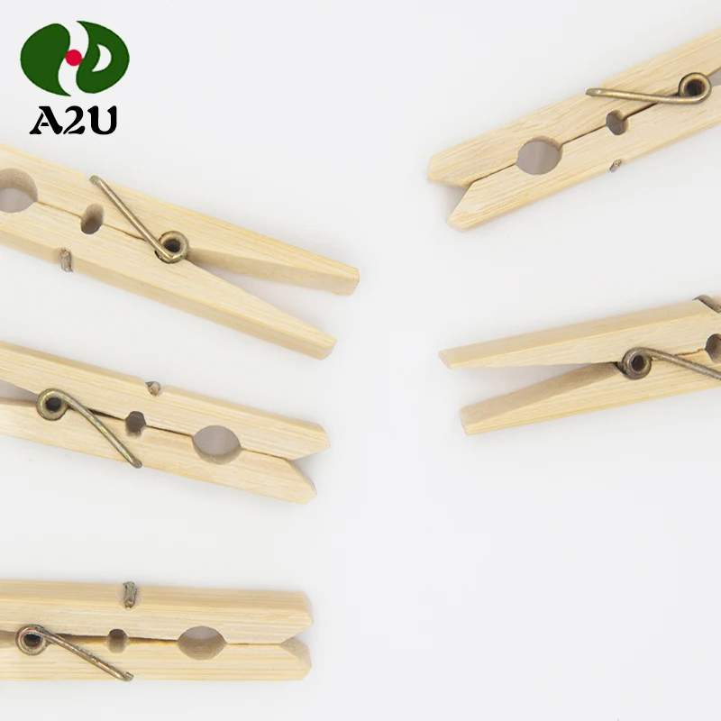 Bamboo Clothes Pins Wooden Clothe Peg Wooden Pegs