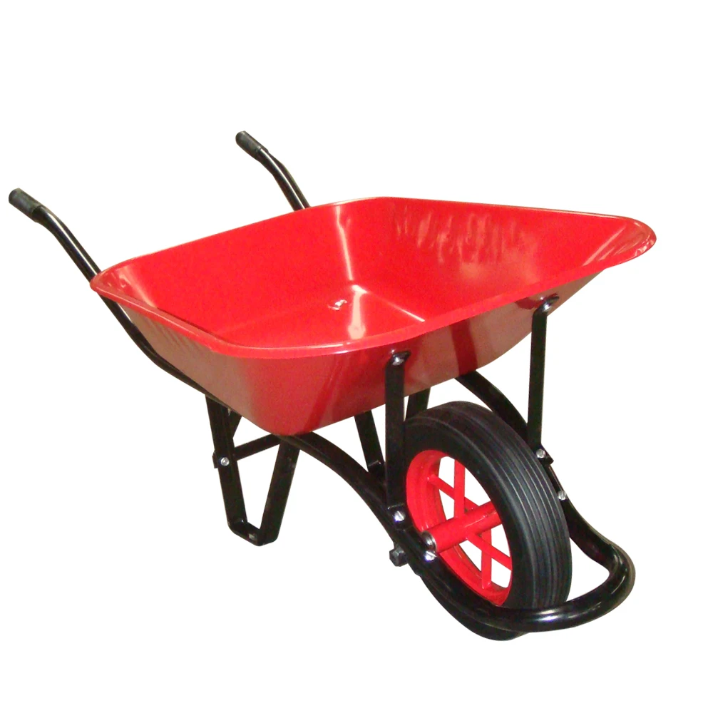 Qingdao wheelbarrow factory wholesale 5CBF sand capacity wheelbarrow