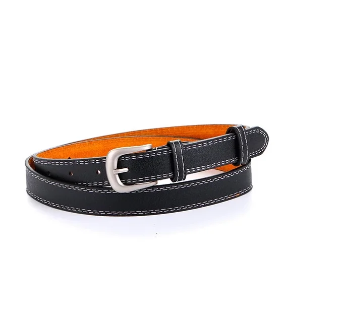Hot Selling Customized Unisex Italian Style Leather Multicolor PU Belt customize logo and size