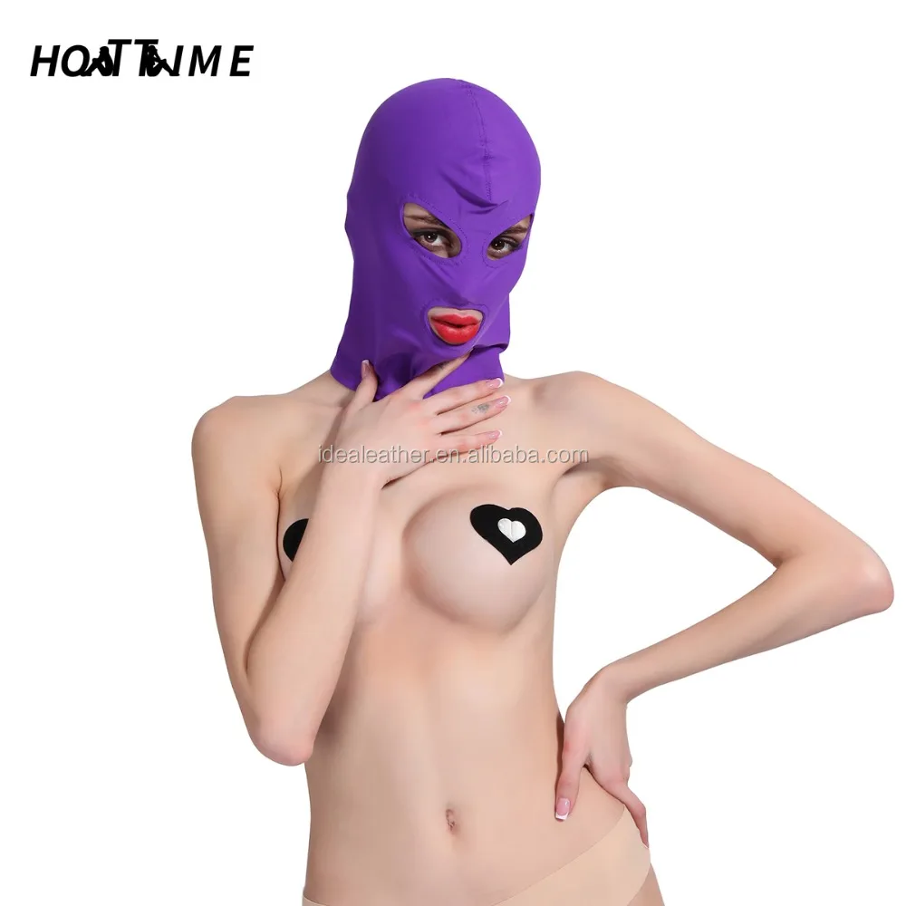 Factory Price Flirting Bondage Headgear Bondage Mask Sex Toys Fetish For Couples Elastic Fabric SM TOYS Stock