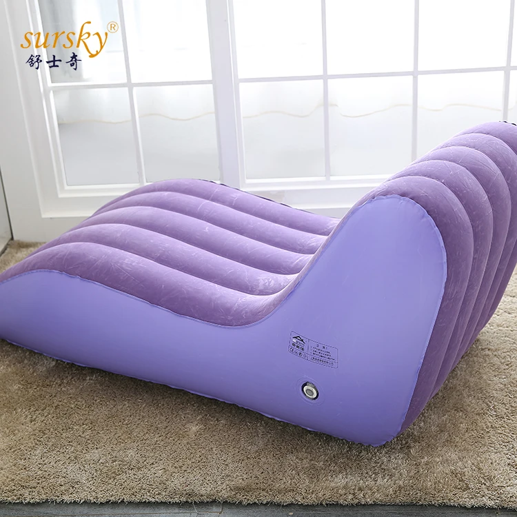 
Flocked Outdoor Bad Air Sofa Bed Inflatable 