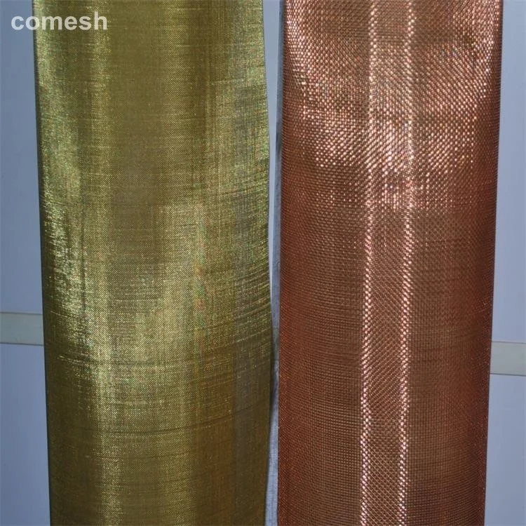 150 mesh 0.07mm wire brass/bronze woven wire mesh cloth