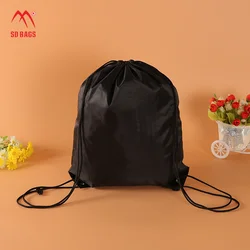 Drawstring School Bag, Drawstring Backpack Accept Customized Logo SD Bags Blank SDP Fashion Style No MOQ Multi- Color Polyester