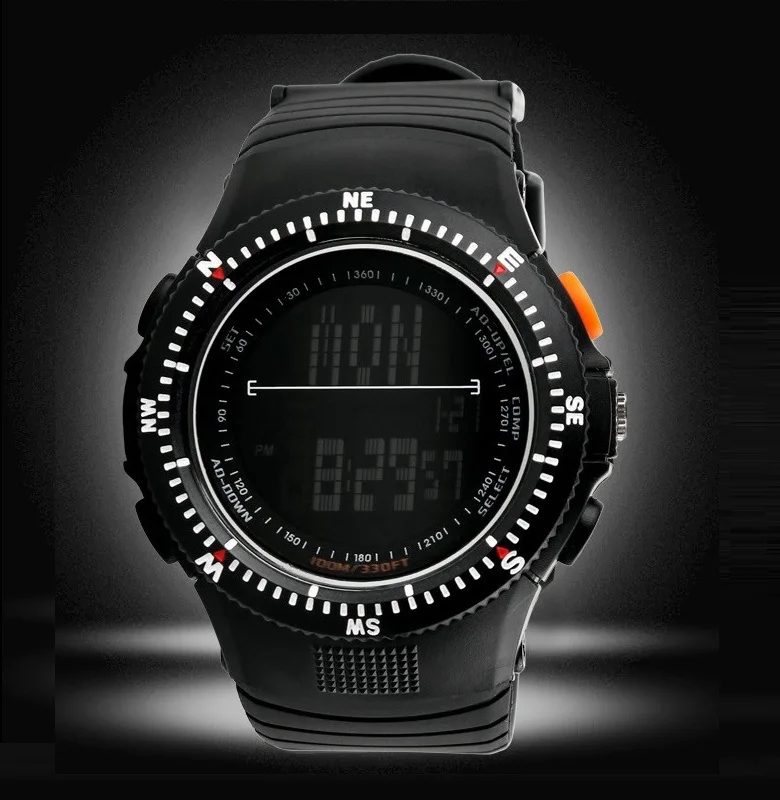 Крутые мужские часы в армейском стиле, военные большие водостойкие часы, часы в стиле скини