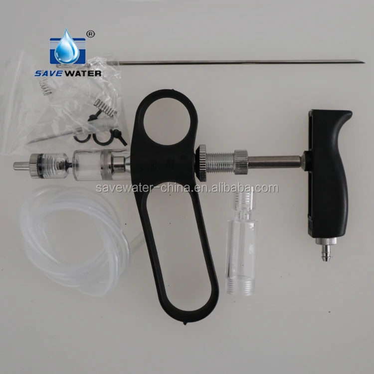 2ml, 5ml continuous veterinary pistol automatical syringe vaccine injector for poultry pig