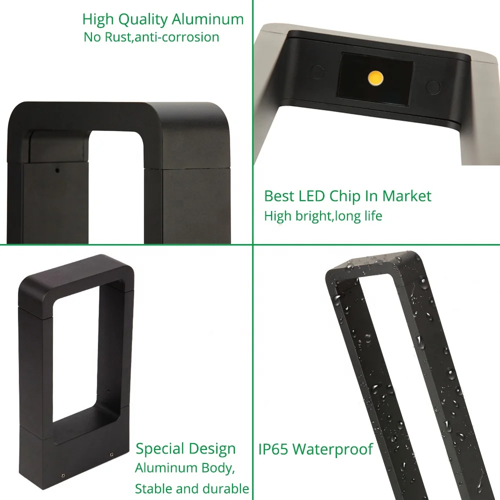 Top Quality 85-265V AC 7W COB Aluminium Led Flood Lawn Light For Patio Outdoor Walkway Lawn Lamp Bollard Lighting