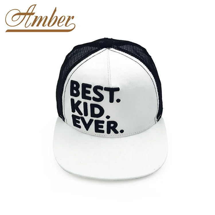 Custom Printed 100% Cotton Trucker Embroidered Plain Baseball Cap 5 Panel Kids Hats