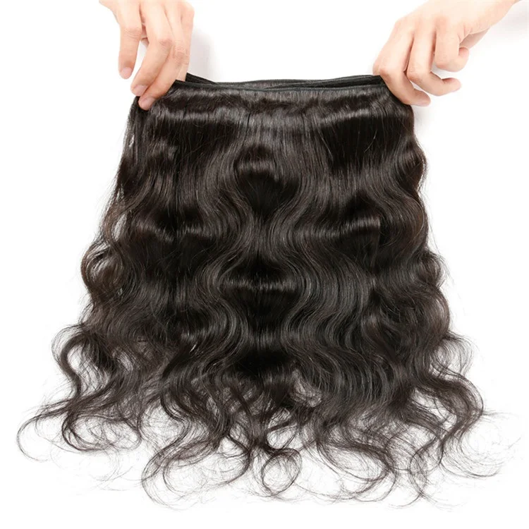 Lsy Wholesale 10A Grade Brazilian Hair Weave With 13*4 Ear To Ear Frontal,  Raw Virgin Mink Brazilian Body Wave Human Hair Weave