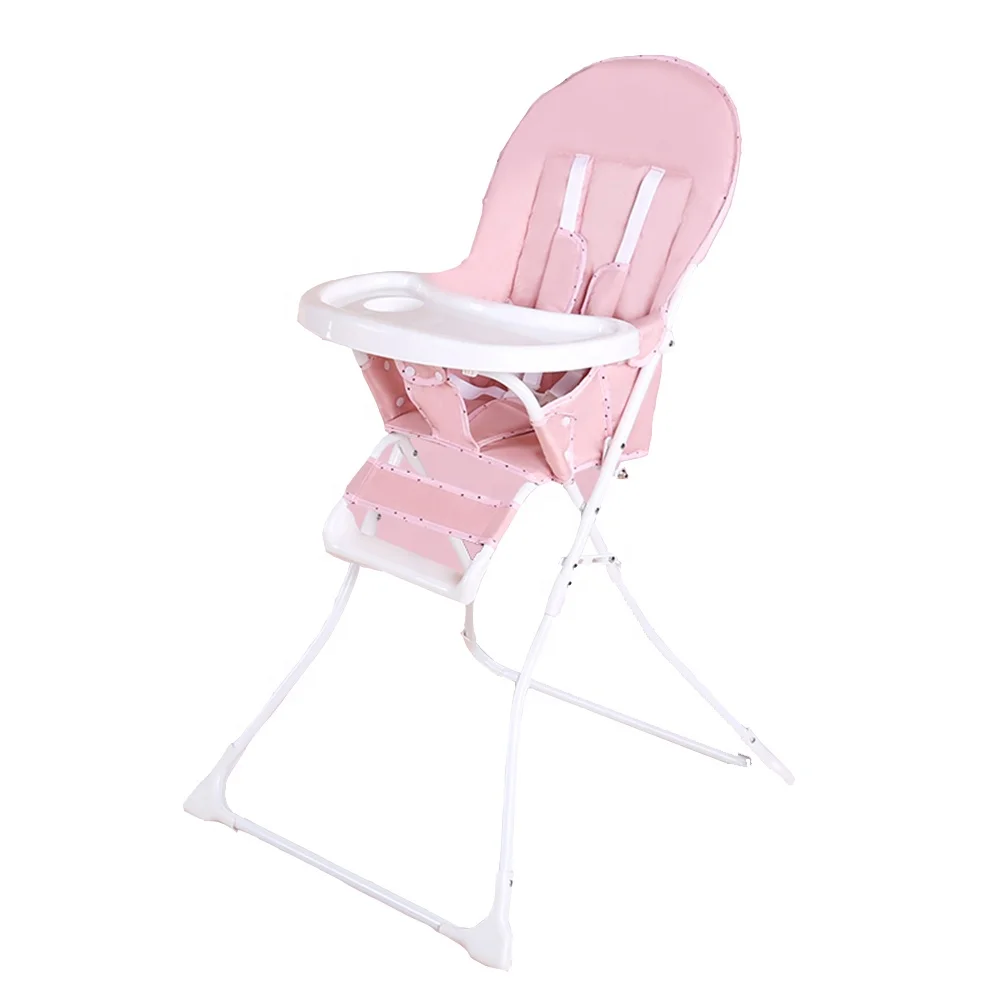 
High Quality Baby Feeding Chair / Wholesale Stainless Steel Moving Baby High Chair For Restaurant 