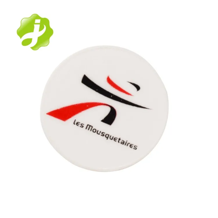 Рекламные пустые пластиковые маркерные монеты на заказ, 25 мм