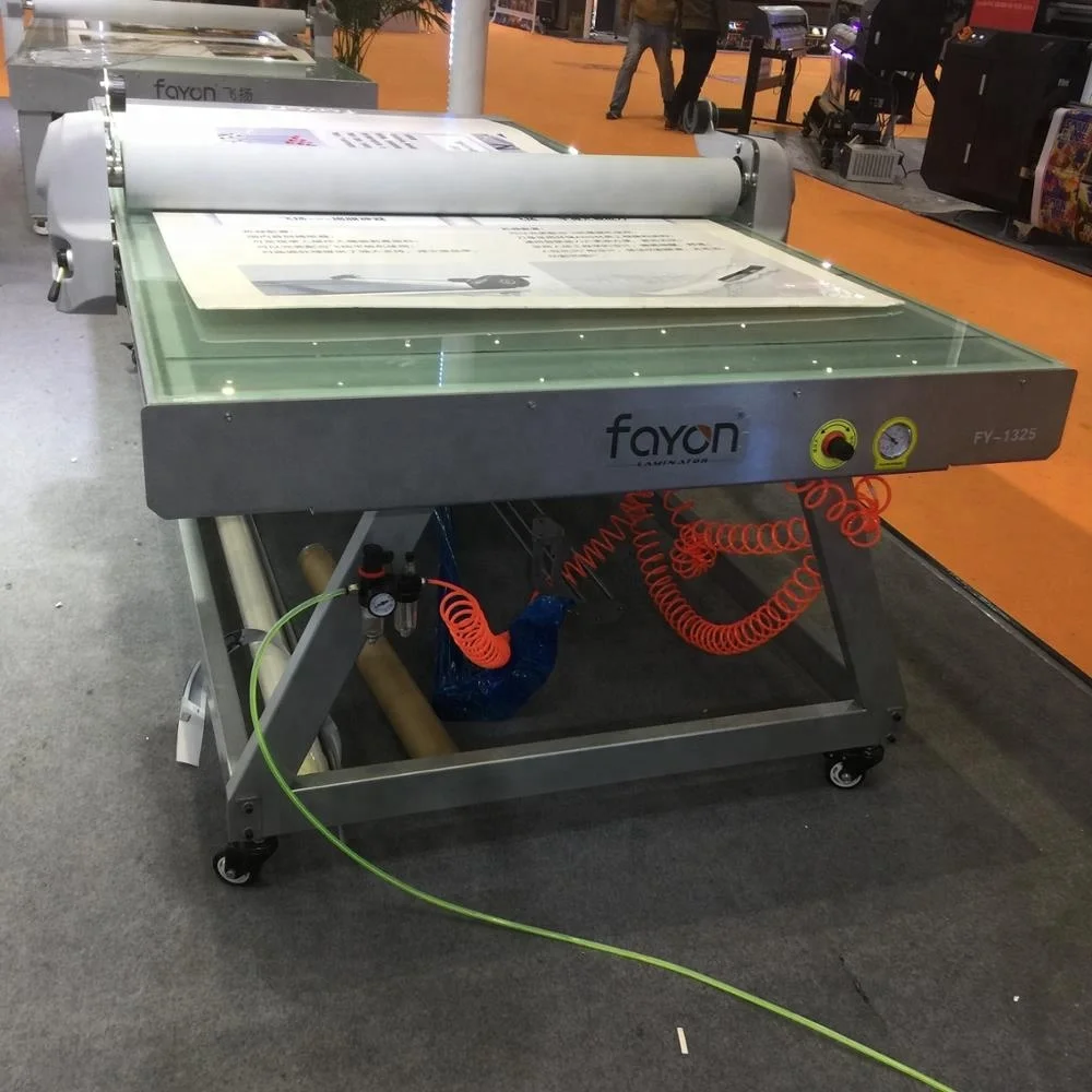 FAYON Flatbed Applicator Flex and Rigid Material Laminator Machine