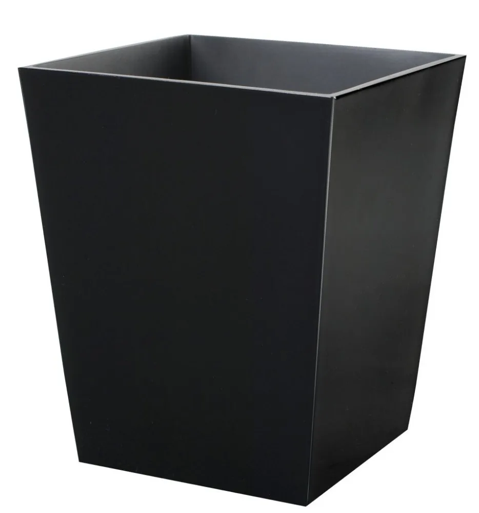 Shiny Black 5-Star Hotel Room Resin Bathroom Hotel Amenity Tray