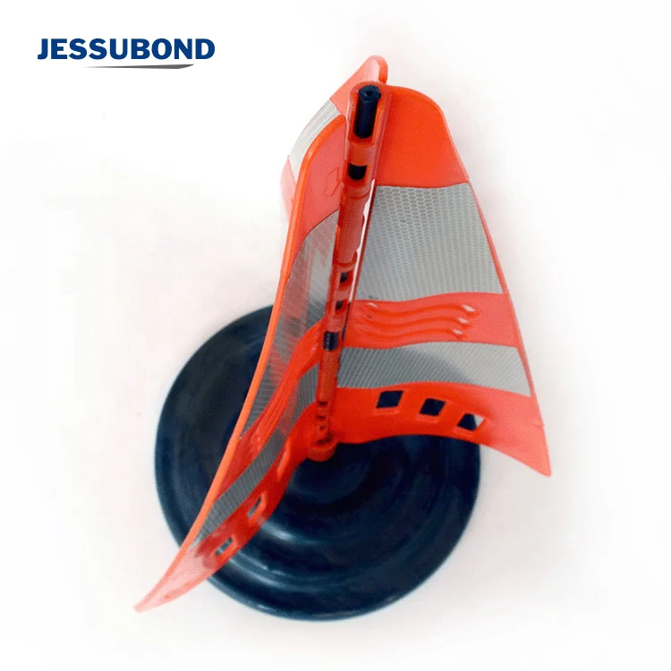 JESSUBOND 710 мм 28 дюймов высокий поворотный плоский светофор Пирамида резиновый базовый конус