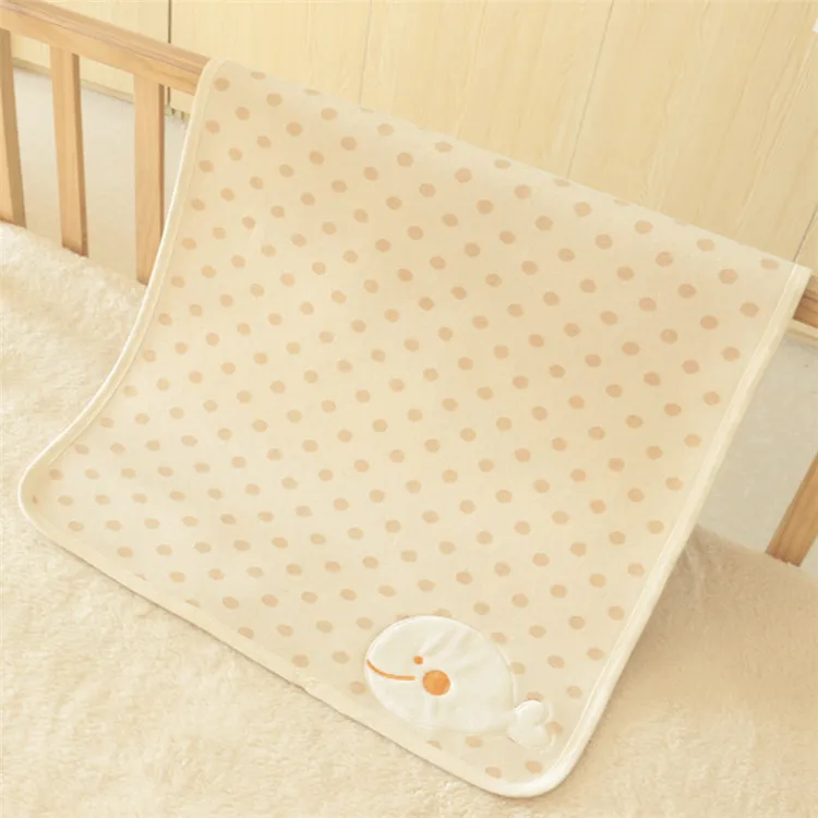 Bamboo Quilted Thicker Longer Waterproof Changing Pad Liners for Babies