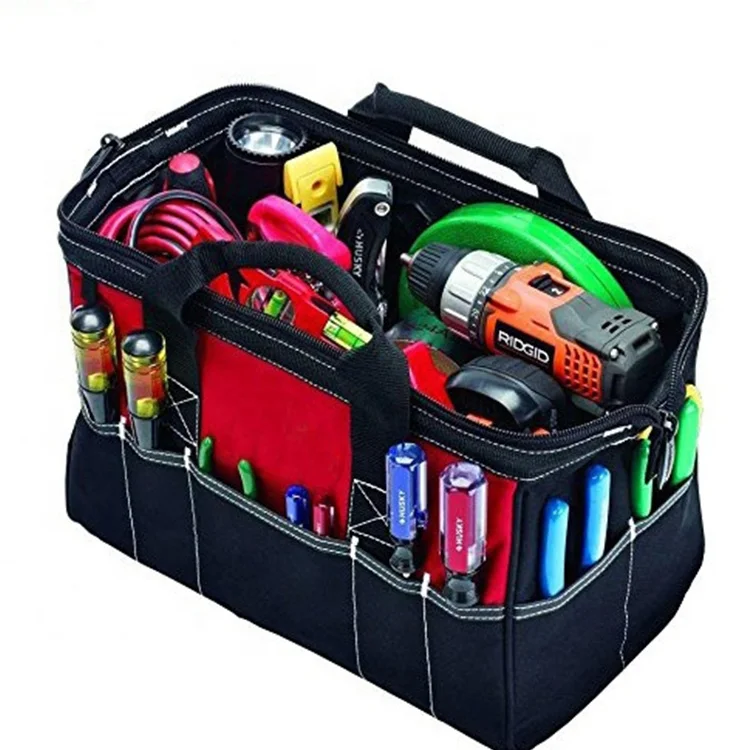 
15 Inches Heavy Duty Tote Engineer Electrician Tool Kit Bag 