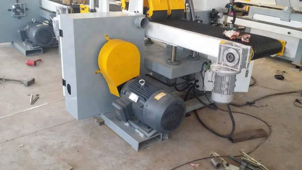 Wood cutting horizontal cnc band saw machine