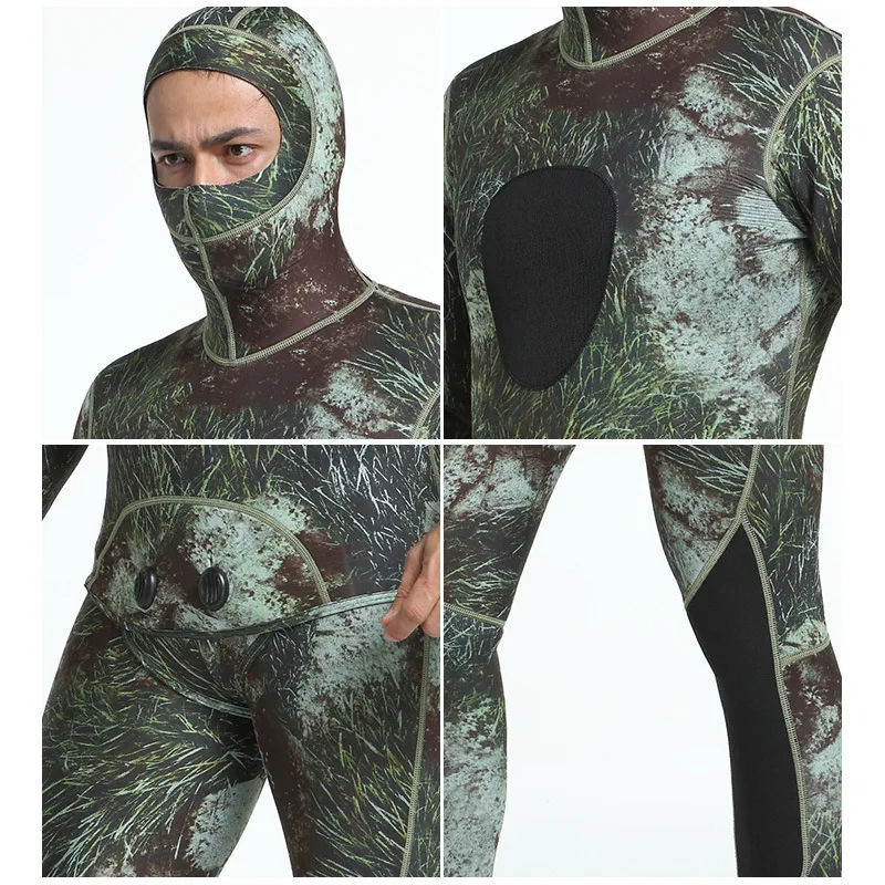 Профессиональный высококачественный неопреновый гидрокостюм с логотипом под заказ 3 мм для подводной охоты гидрокостюм для дайвинга полный костюм Камуфляжный гидрокостюм для мужчин