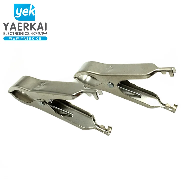 YAERK car battery clamp full insulated alligator clip 75mm 30A