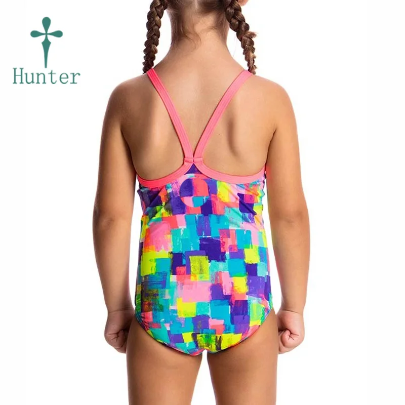 
Swimwear Manufacturer Summer Kids Children One Piece Bikini Swimsuit Slim Fit Girls Swimwear 