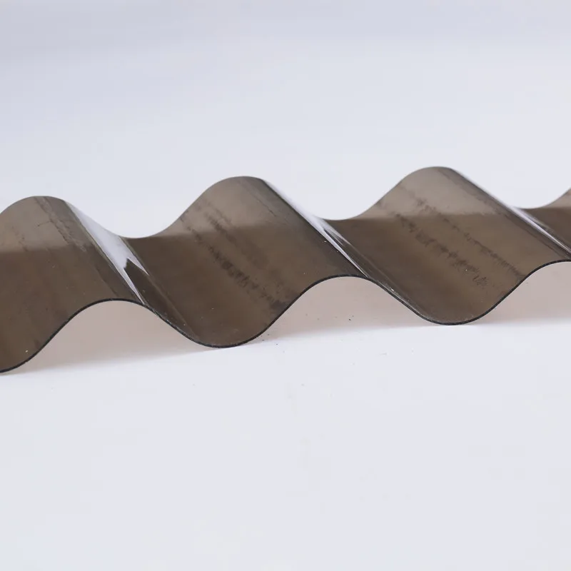 
Transparent roofing corrugated pc polycarbonate wave panel 