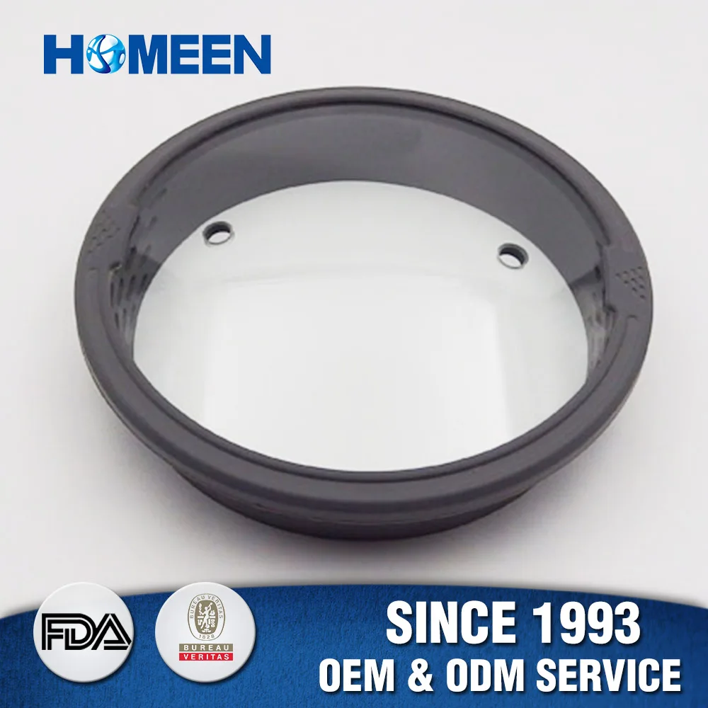 Cookware Parts With Silicone Ring Universal Pan Glass Lid For Cookers