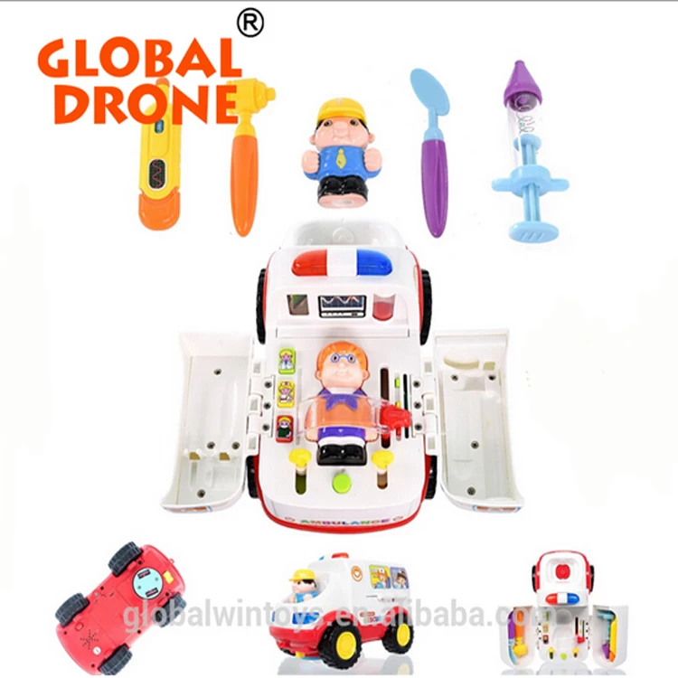 HUILE 836 doctor ambulance educational kid toy early learning whole kit funny brinquedos best gift for kids