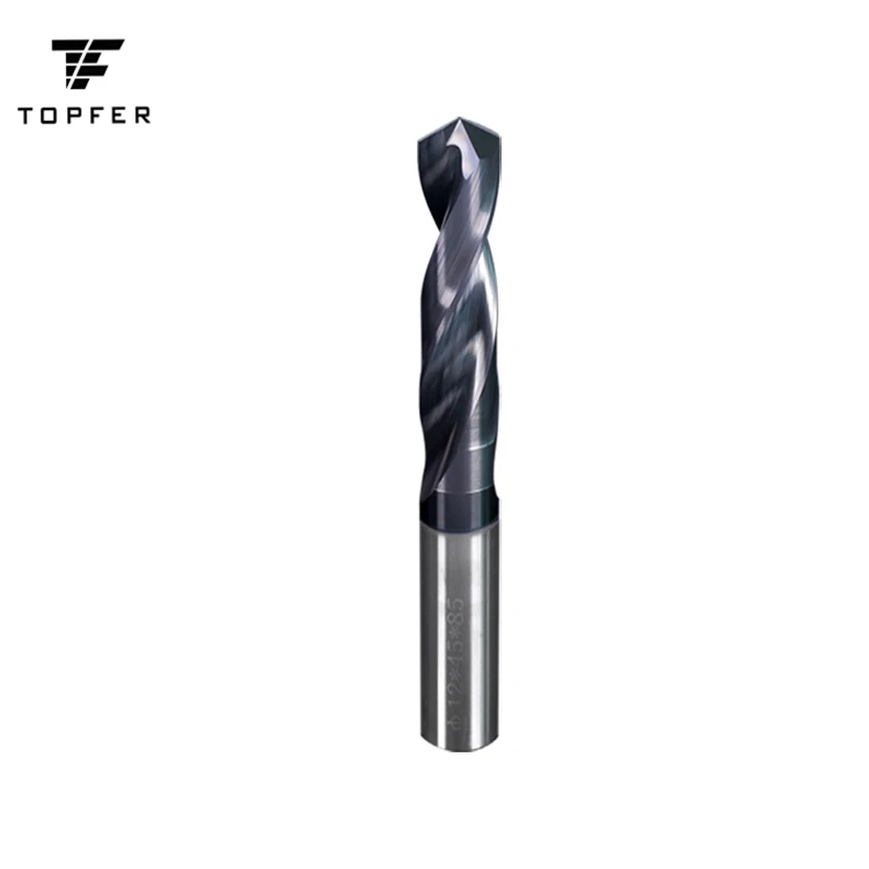 
High Precision 2 Flutes Tungsten Carbide twist drill bit with head angle 120 degrees 