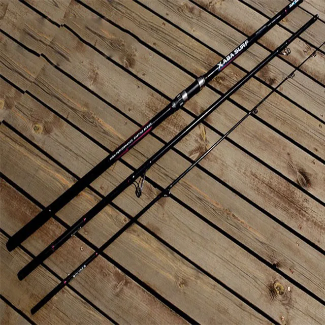 4.2m 3 Section carbon surf casting rods fishing rods in stock