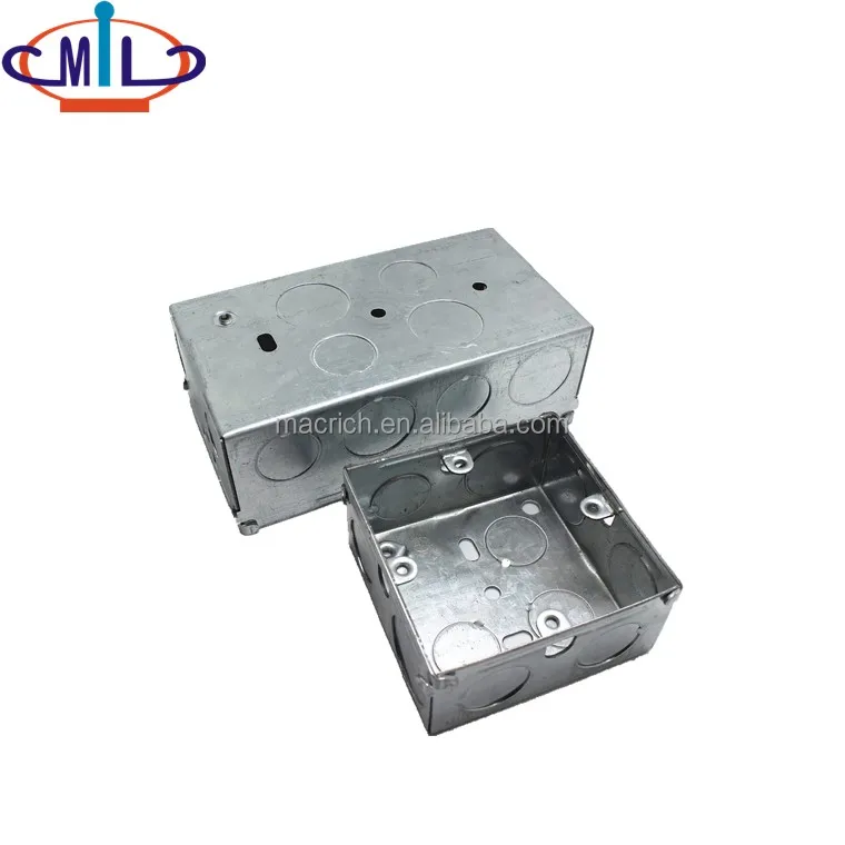 
UL Listed Galvanized Steel Metallic Electrical 3X3 Junction Box Outlet box 
