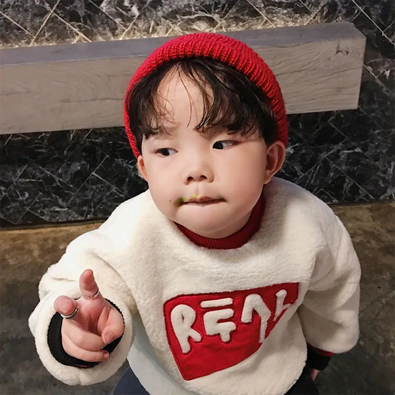 2021 Street Style Hoodies Pullovers Print  Baby Sweatshirt Spring Coat