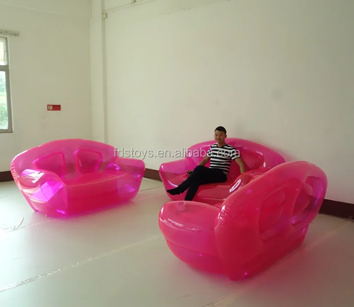 Large Inflatable Living Room Love Seats Foldable Chair Sofa In Stock