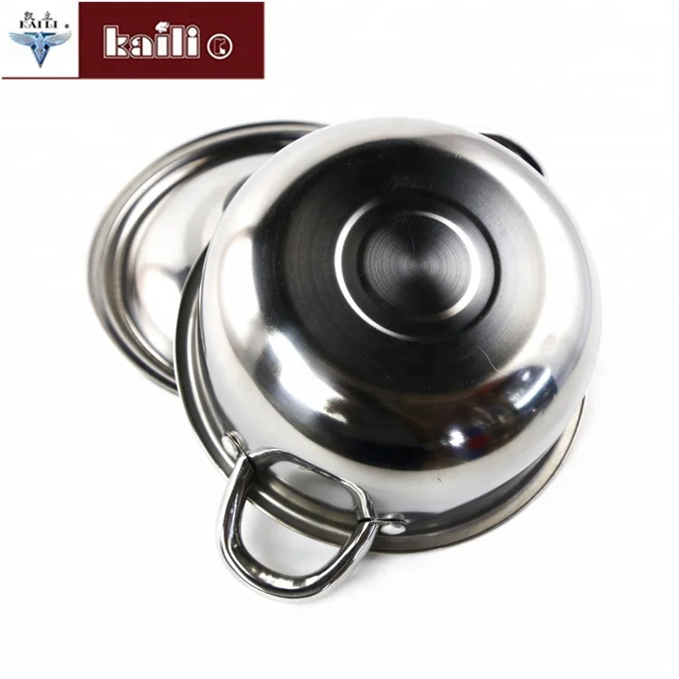 Cookware Kitchen Pots And Pans With Steel Lids For Home Cooking