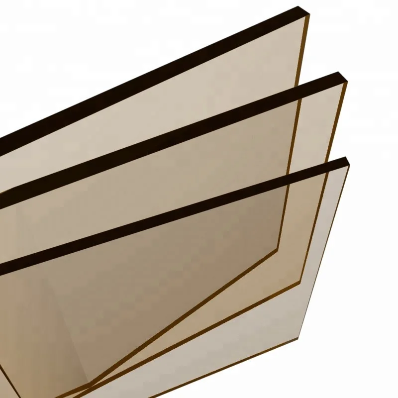 4mm 4.5mm 5mm 6mm Bronze Polycarbonate sheet panels for sliding doors