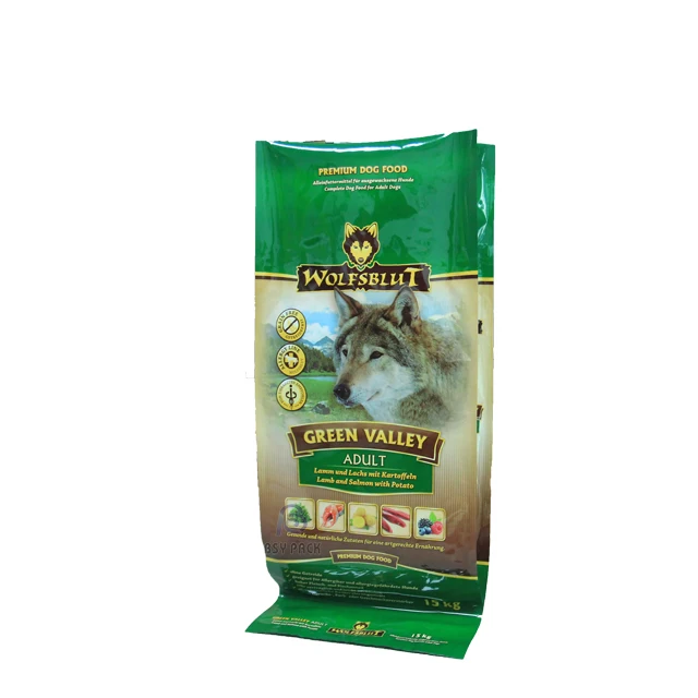 
2018 hot sale recyclable plastic 50kg dog food packaging bag 