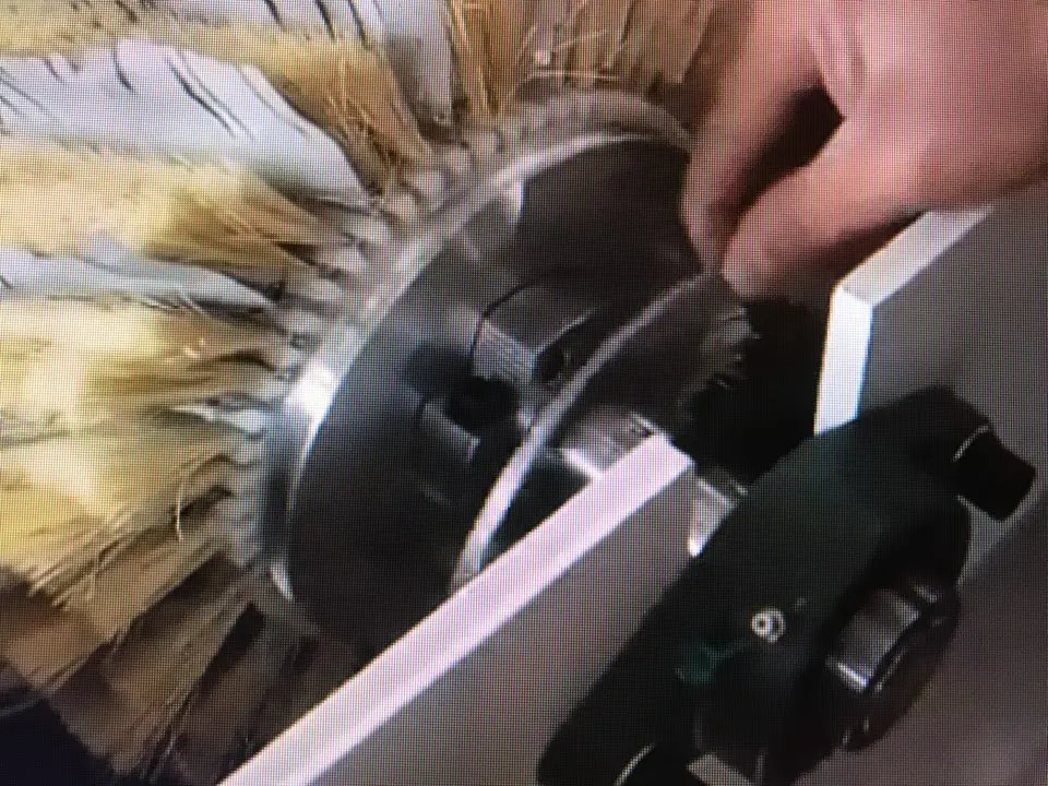 Tampico fiber roller sanding brush,polishing wood panel brush