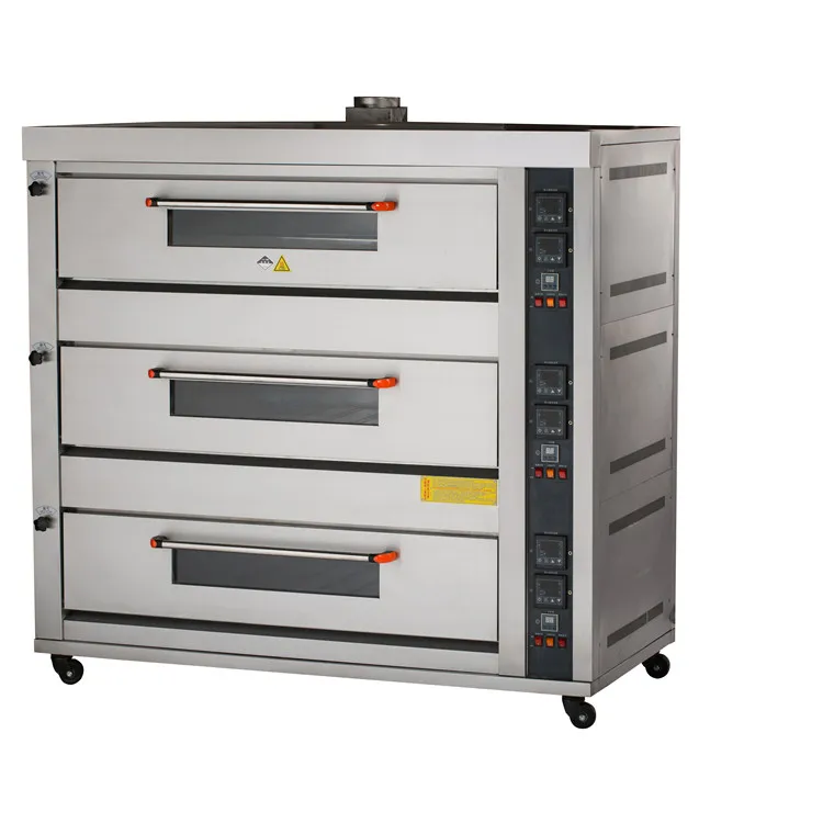 Chinese supplier manufacturer gas 6trays baking oven