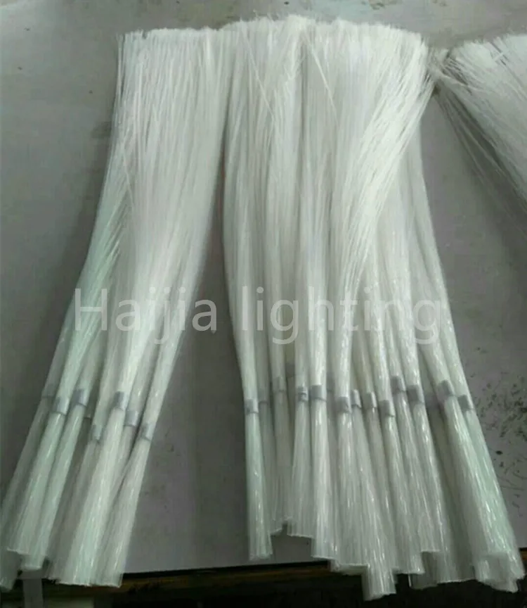 scratch processing Straighten star sky ceiling lighting decorative plastic optical fiber