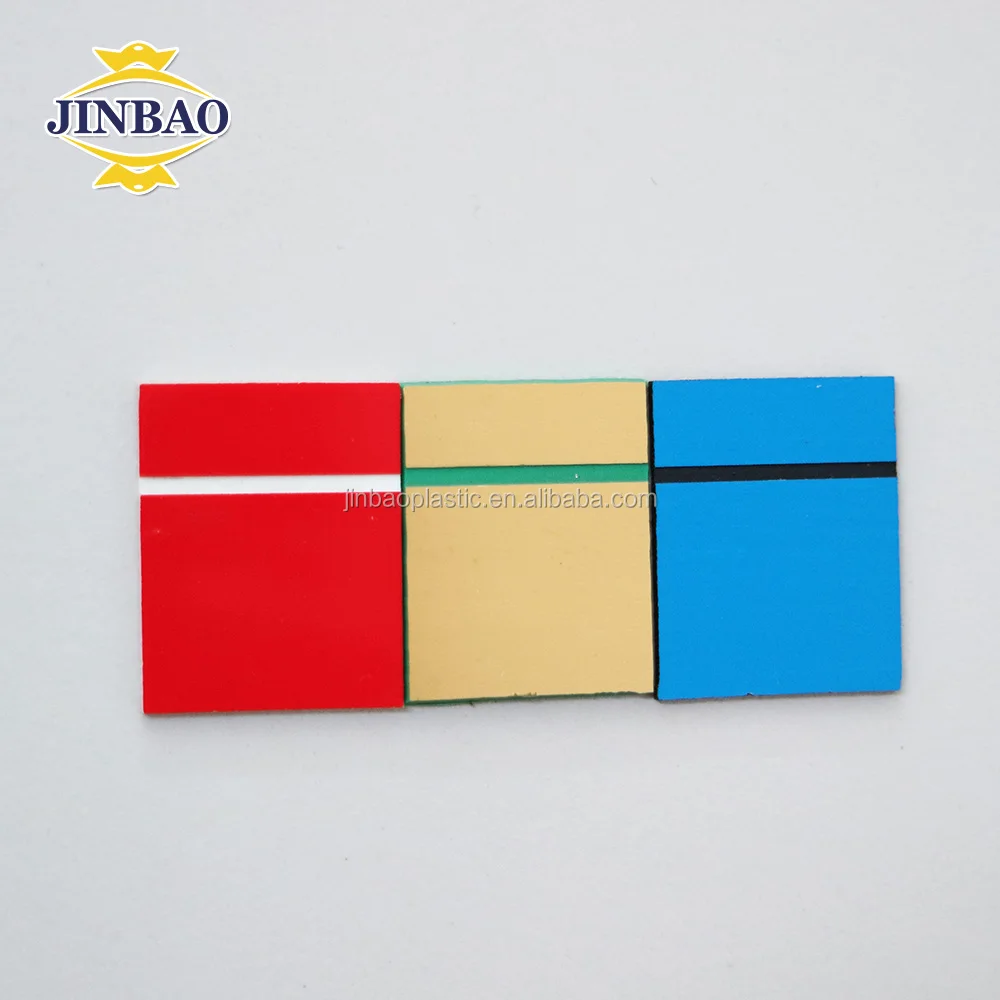 JINBAO 1.3mm thick abs double color plastic sheet for laser engrave