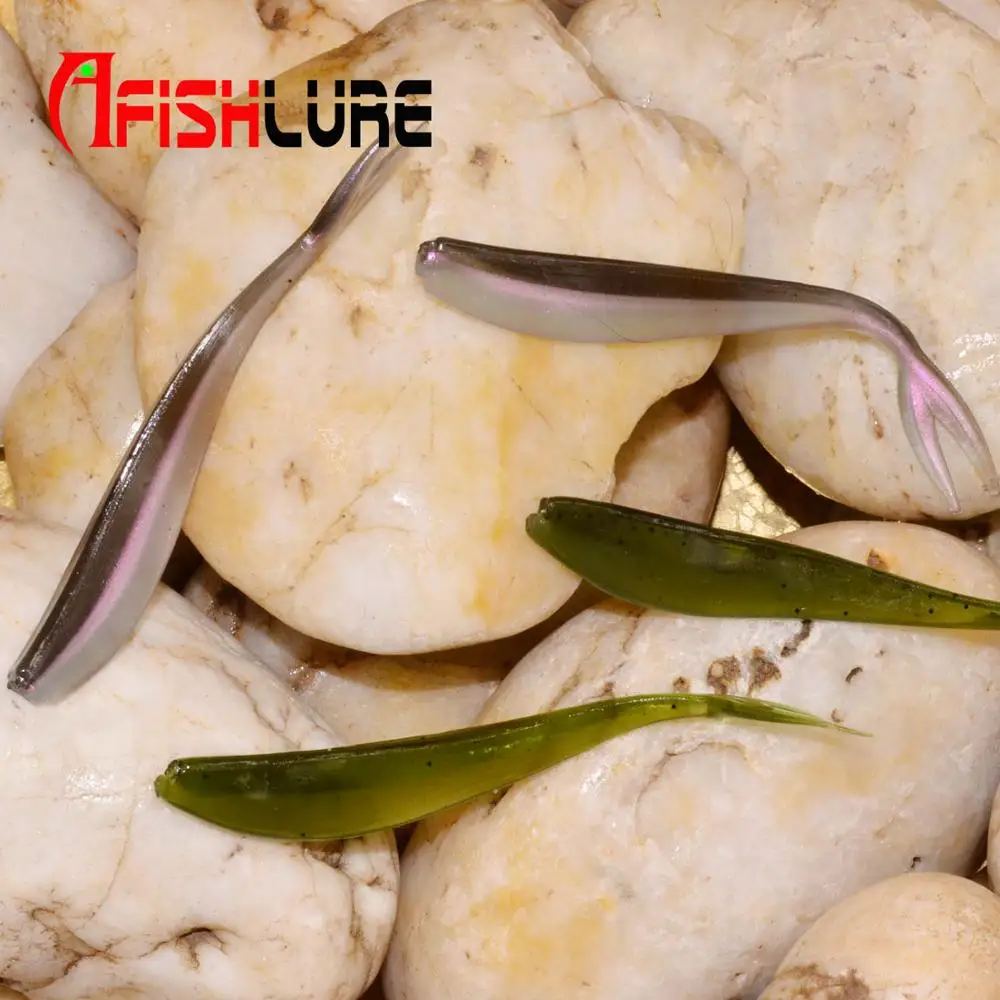 Soft lure Worm 10cm 3.4g Fishing Lure artificial forked tail Bass Fishing Bait Carp Fishing bait