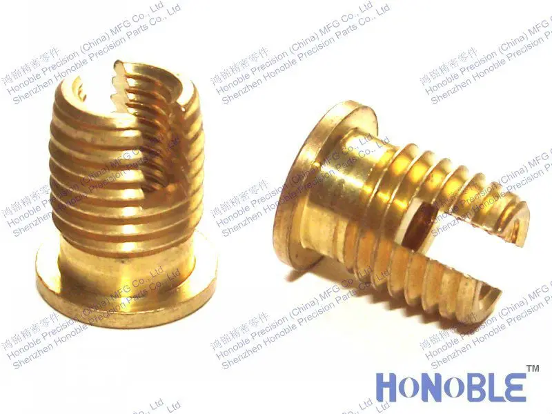 
Self-tapping threaded inserts for plastic 