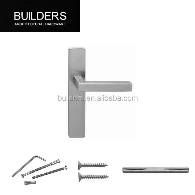 European standard modern design hardware square oblong long plate  handle