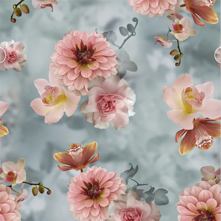 2019 middle east style  digital printed 75d polyester 4 way stretch fabric