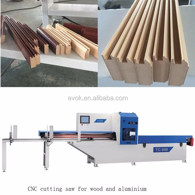 Автоматическое PS/MDF профильный резчик контурный станок для продольного распила TC-898
