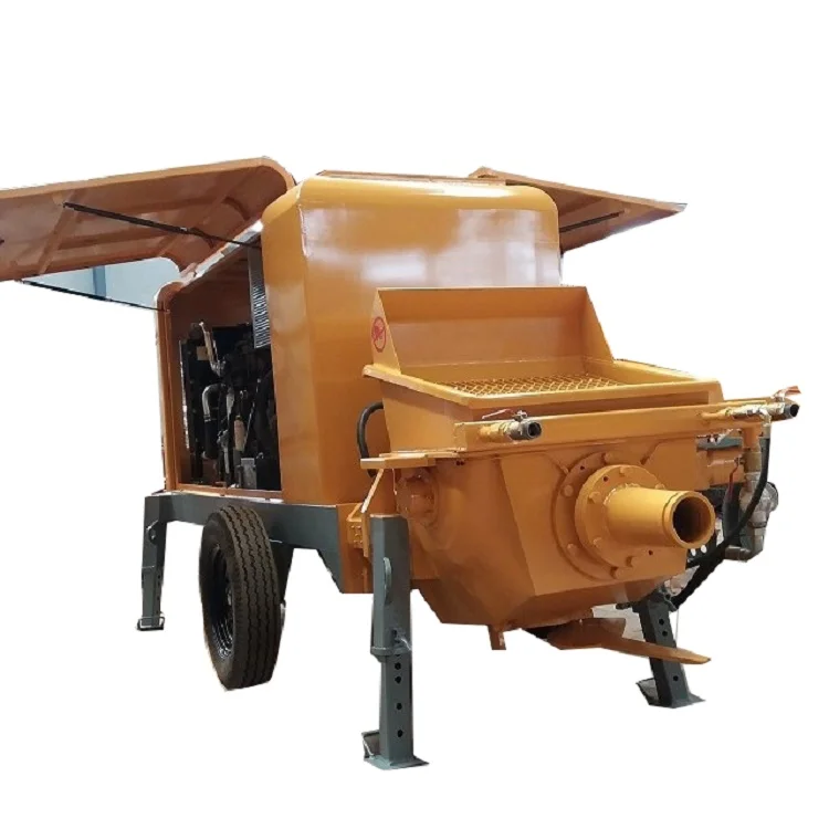 BV Certificate trailer mounted concrete shotcrete spraying with pump/mini concrete pump price