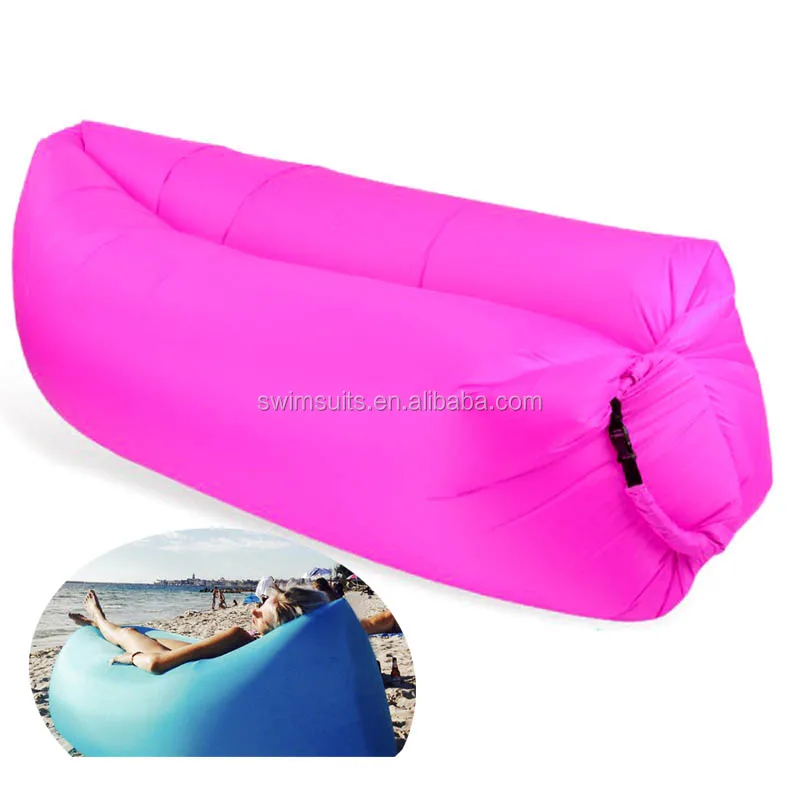 Low moq Outdoor beach lounger airbed sofa indoor Air Bag Sofa Air Sleeping Couch Lazy Bed for Camp No.010B