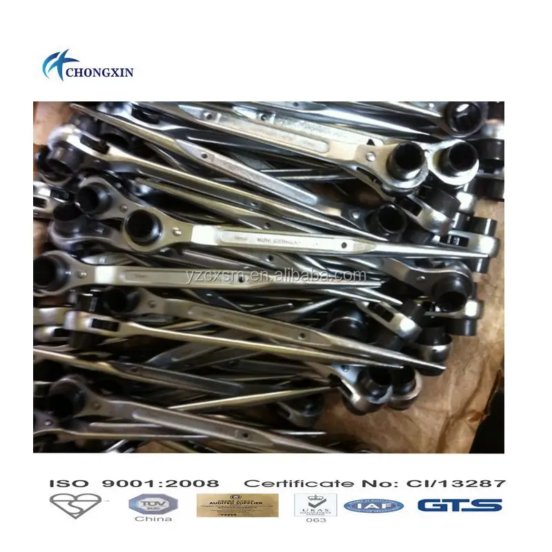 
OEM высококачественный гибкий гаечный ключ с храповым механизмом для лесов 